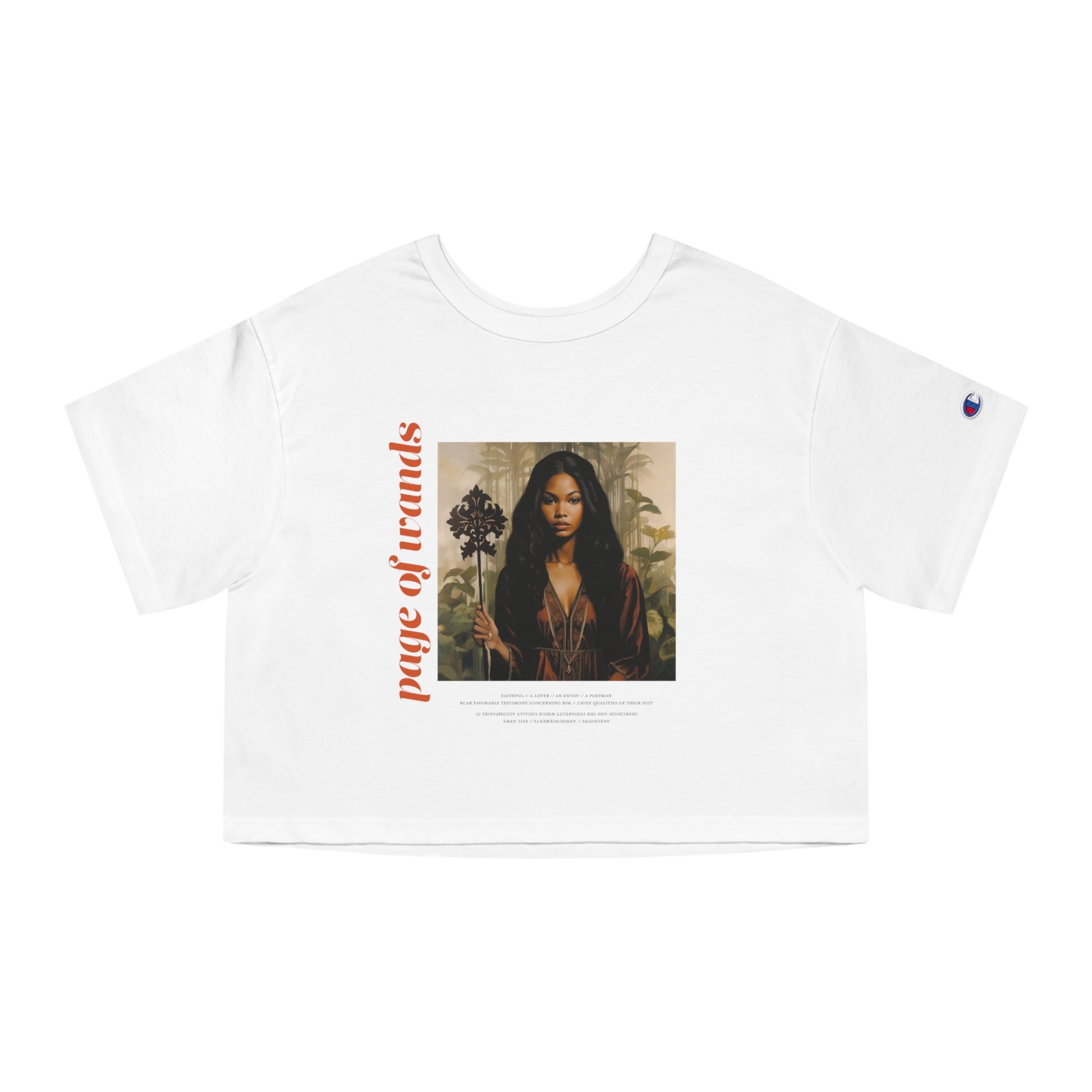 Page of Wands - Cropped Tee