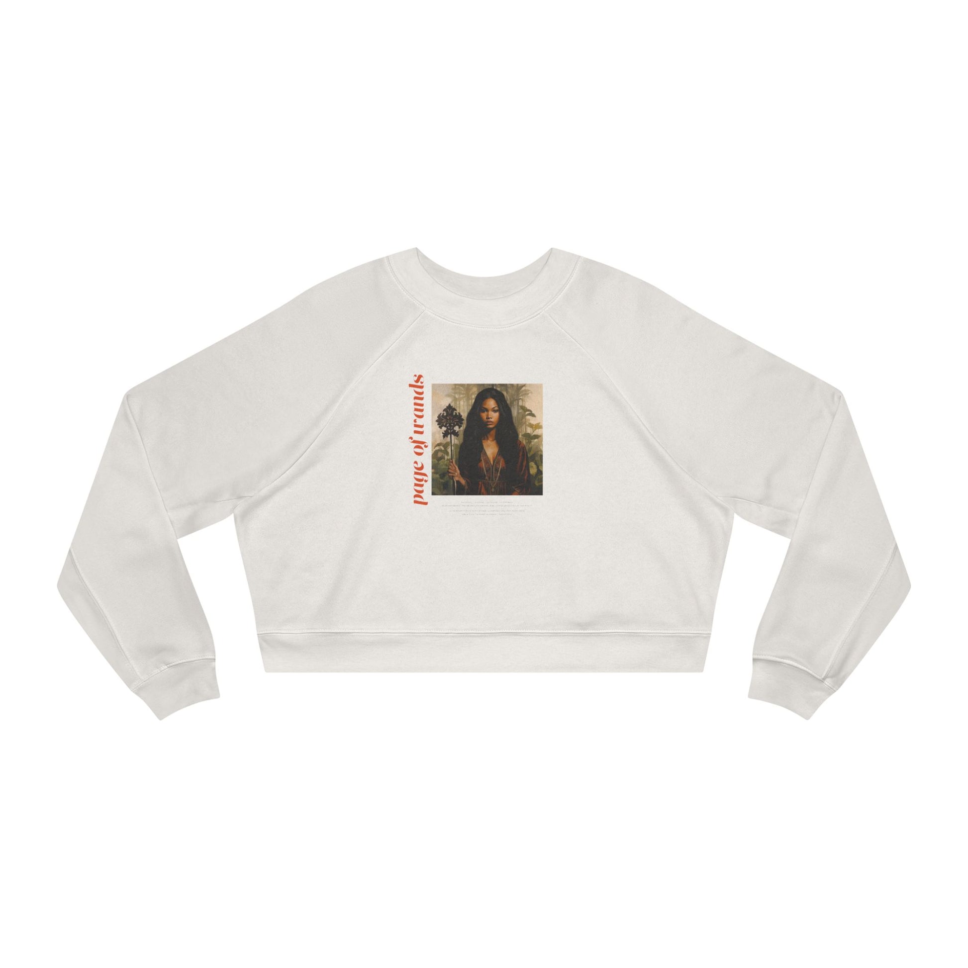 Page of Wands - Cropped Sweatshirt