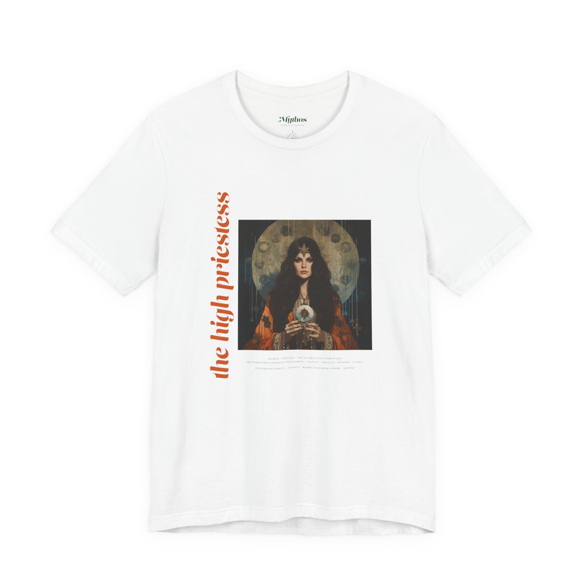 The High Priestess card - Masculine Cut Tee