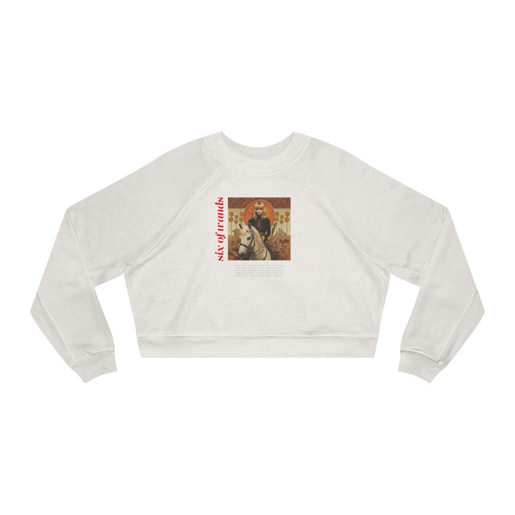 Six of Wands: Light Star - Cropped Sweatshirt