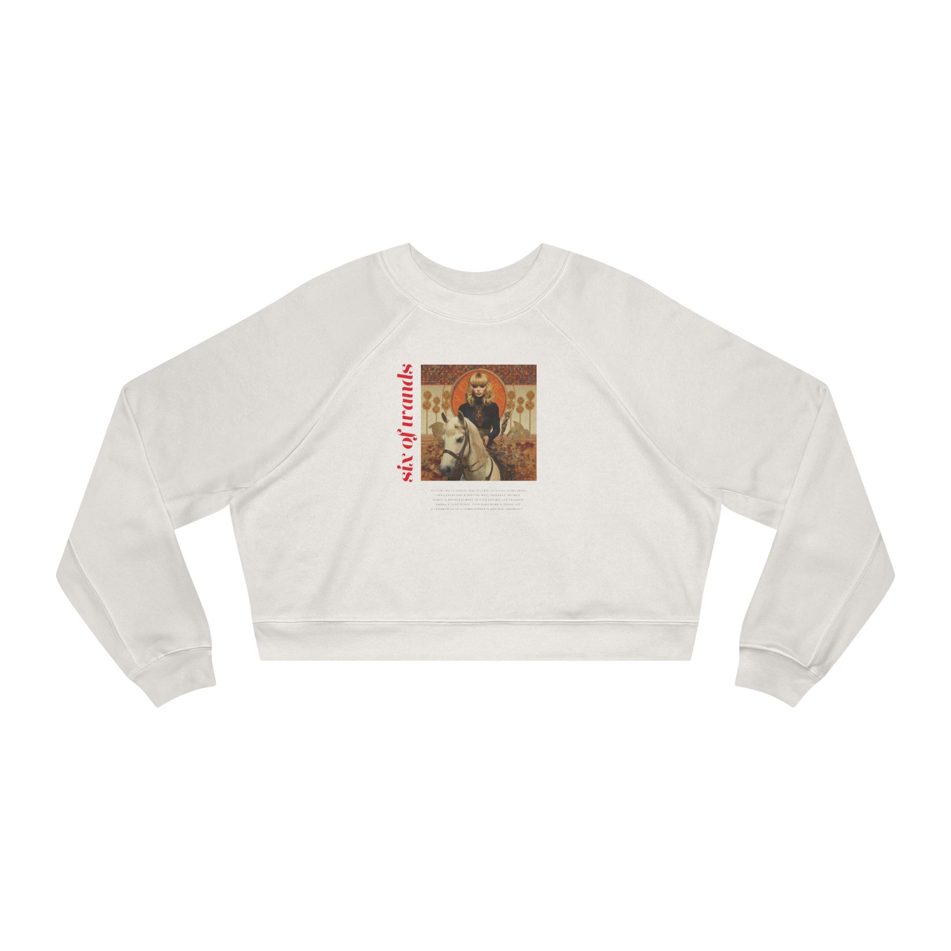 Six of Wands: Light Star - Cropped Sweatshirt