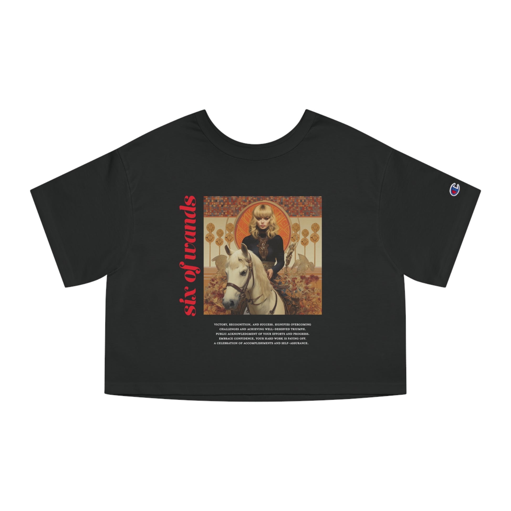 Six of Wands: Light Star - Cropped Tee