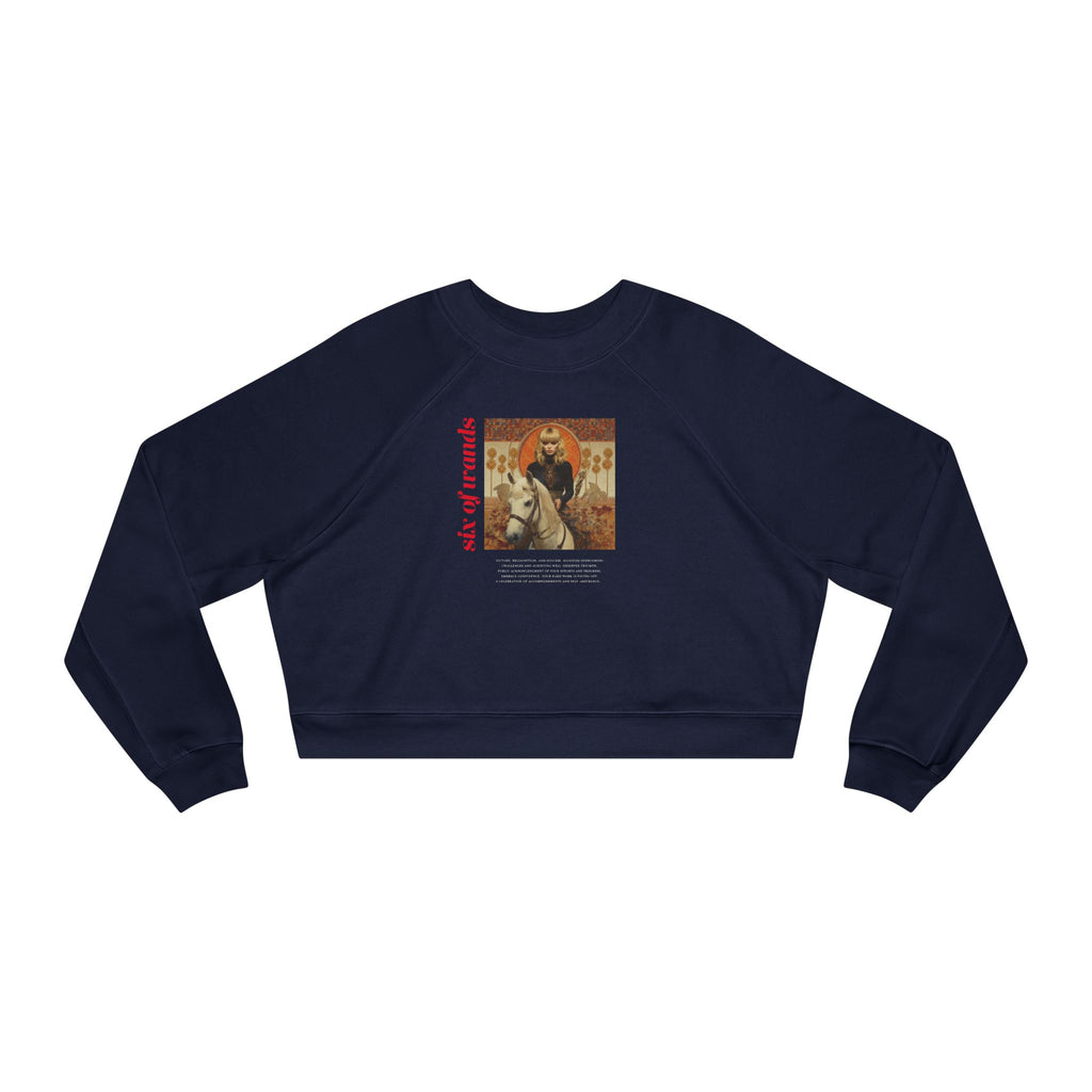 Six of Wands: Light Star - Cropped Sweatshirt
