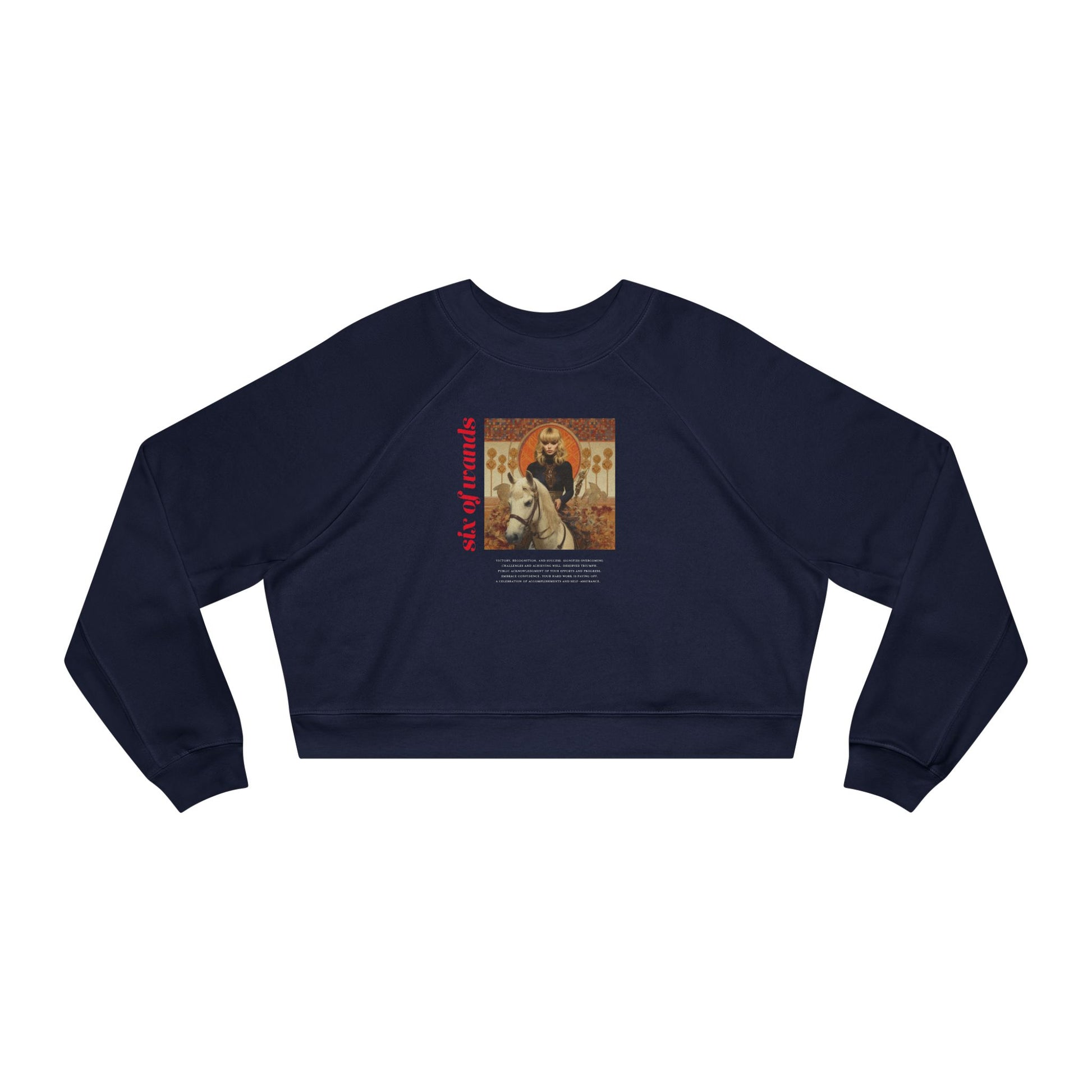 Six of Wands: Light Star - Cropped Sweatshirt
