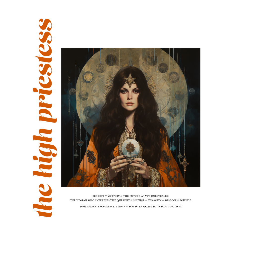 The High Priestess card - Unisex Tee