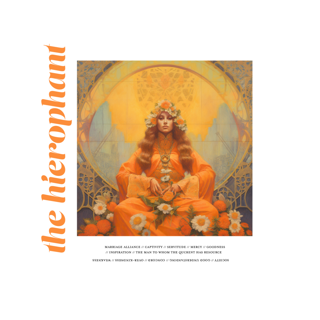 The Hierophant - Cropped Sweatshirt