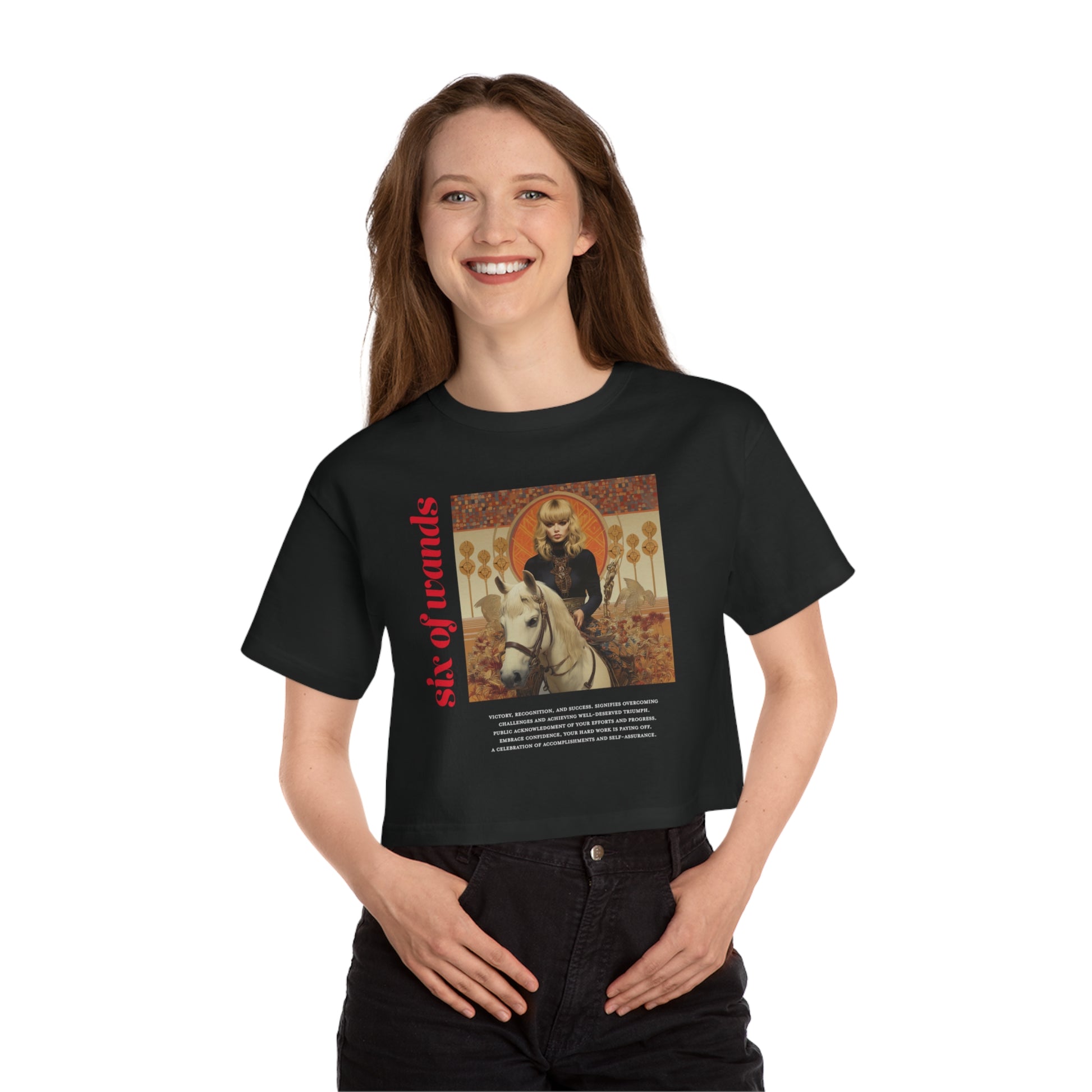 Six of Wands: Light Star - Cropped Tee