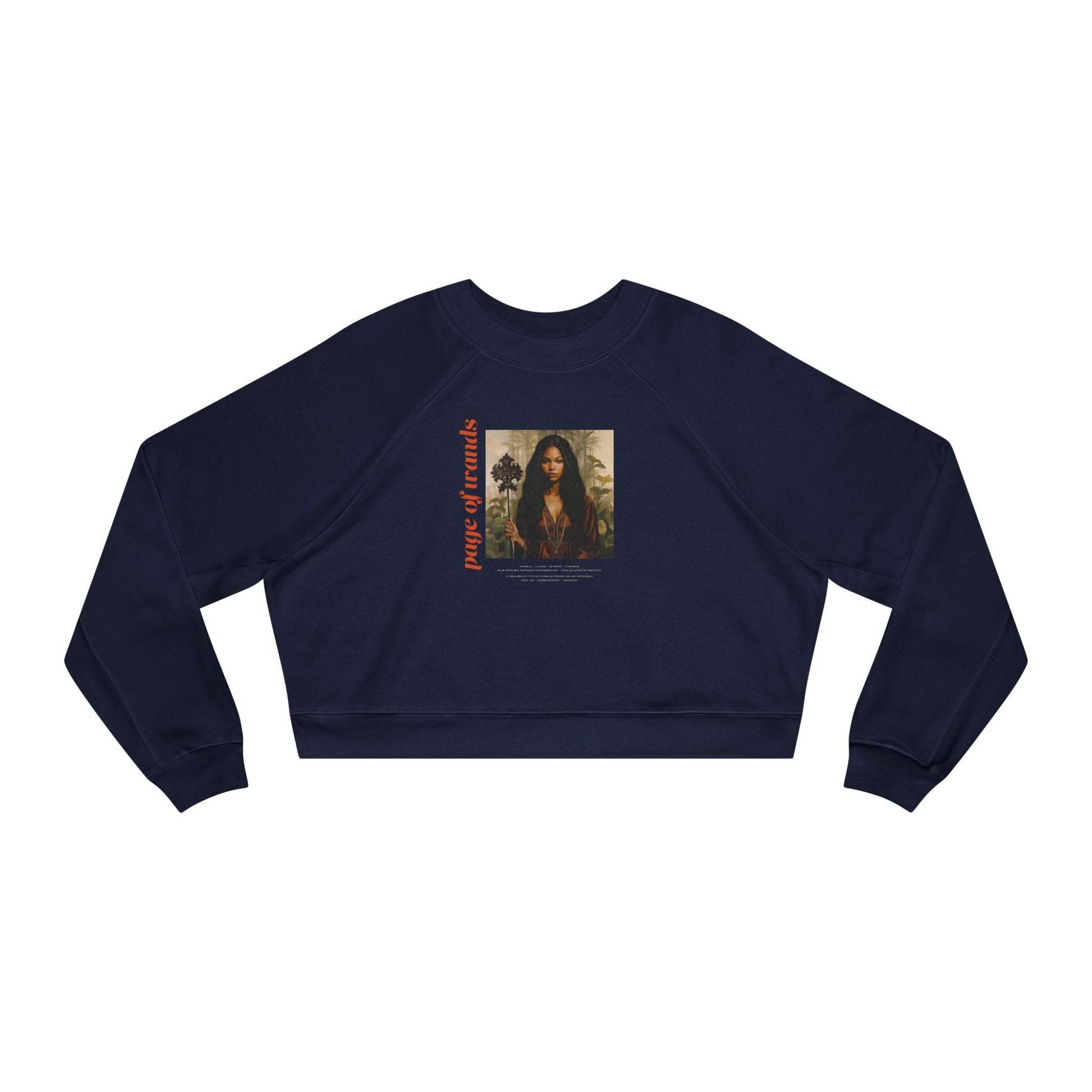 Page of Wands - Cropped Sweatshirt