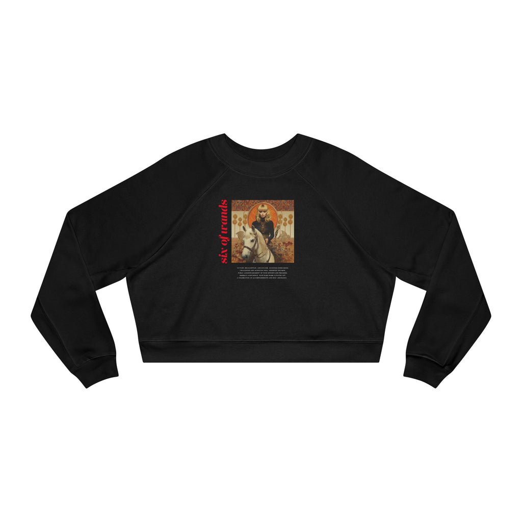 Six of Wands: Light Star - Cropped Sweatshirt