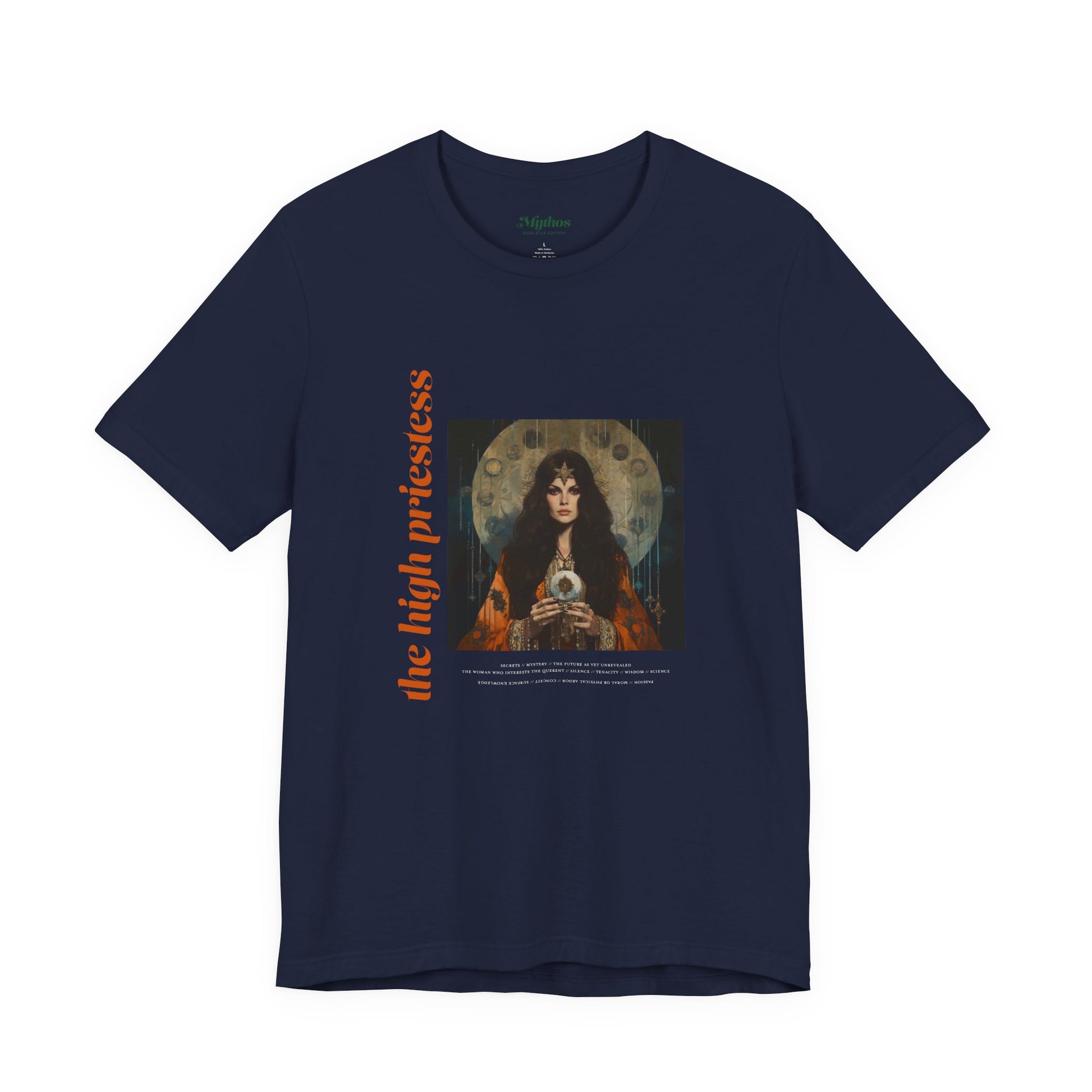 The High Priestess card - Masculine Cut Tee